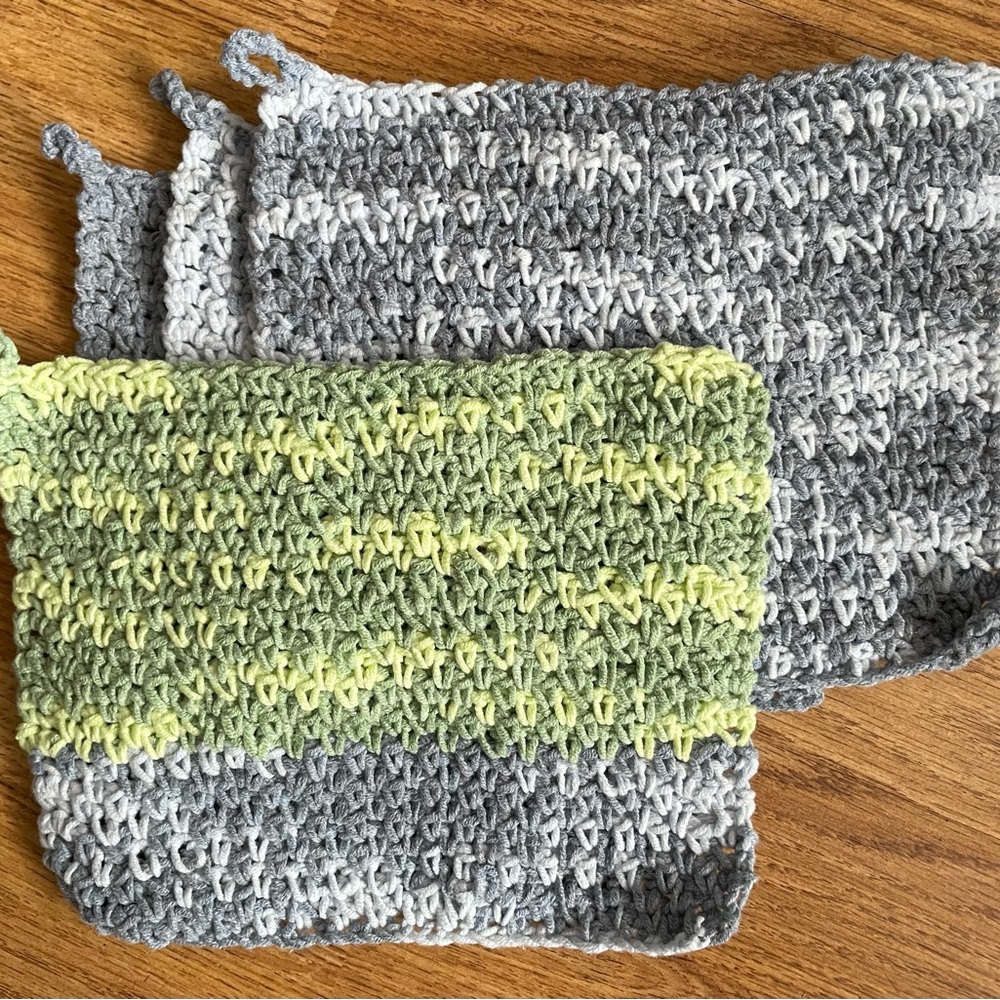 Crochet Face Cloth Set